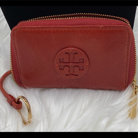 Tory Burch Handbags - NWT Tory Burch Dark Orange Card Case Wallet